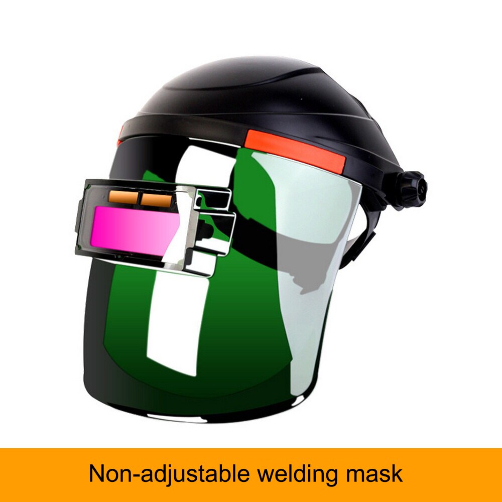 Electric Welding Mask Helmet Solar Automatic Darkening Range Flip Welding Protective Lens for Welding Machine Helmet Mask: Not adjustable