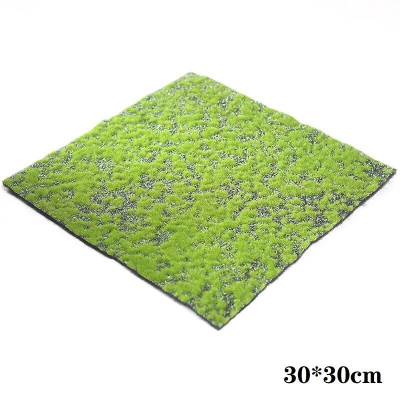 Kunstmatige Gazon Gras Mat Tapijt Miniatuur Ornament Kunstgras Kunstgras Kunstgras Gazon Gras Miniatuur Ornament Gras Tapijt: 30x30cm Green dot