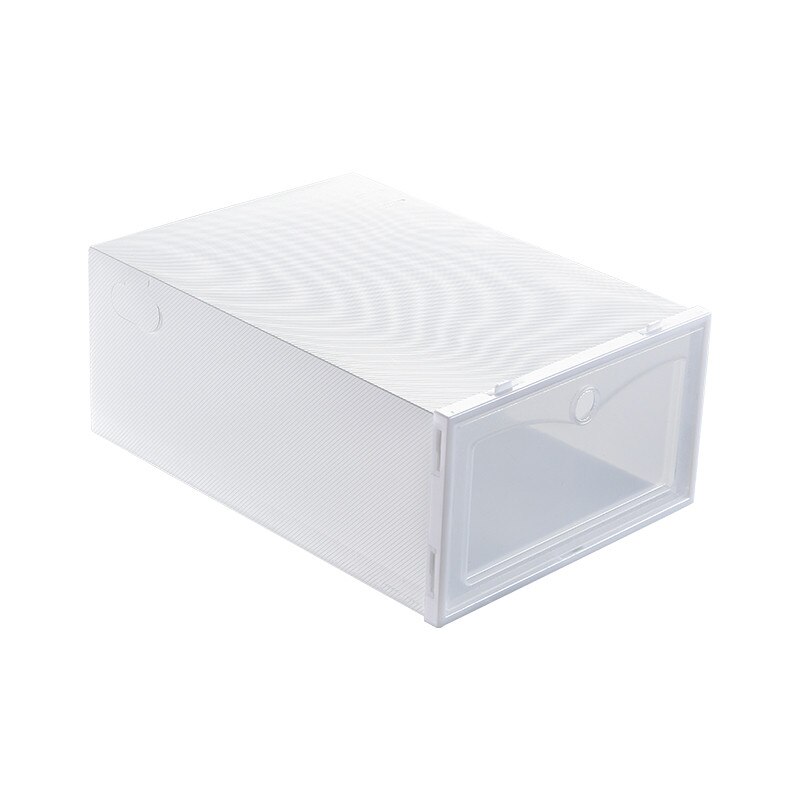 1PC Opvouwbare Clear Schoenen Opbergdoos Plastic Stapelbare Shoe Organizer Stapelbaar Stapelen Ruimtebesparend Master