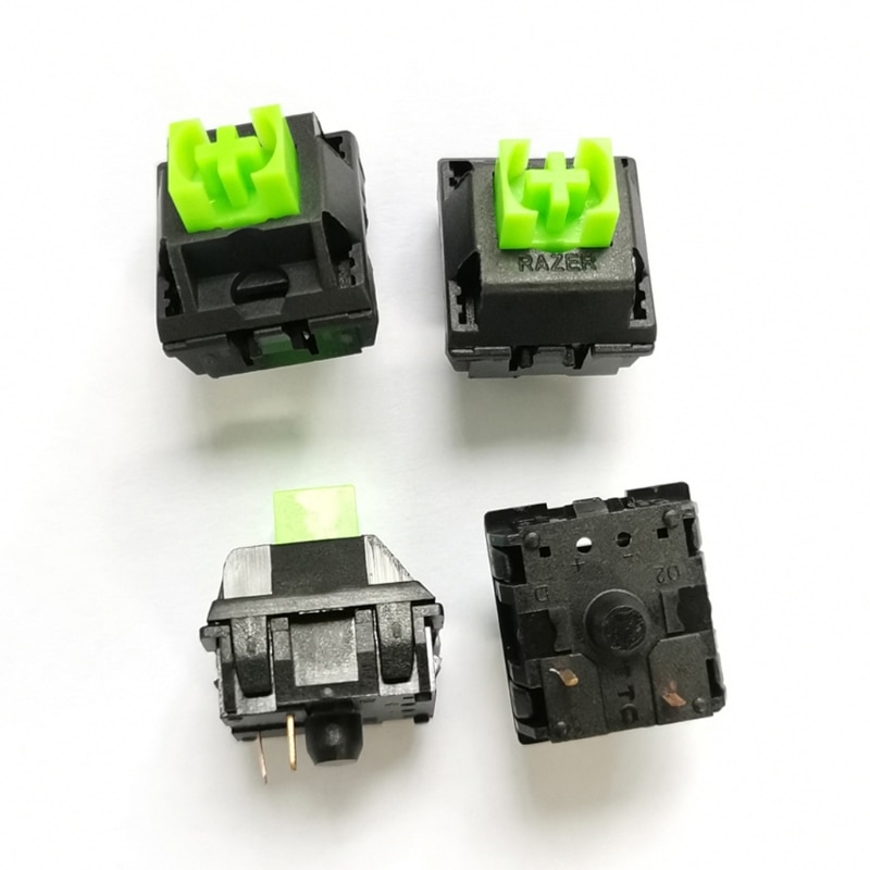 4Pcs 3Pin Razer Green Switches Axis for Razer blackwidow Chroma Gaming Mechanical Keyboard for Cherry MX Gateron Switches