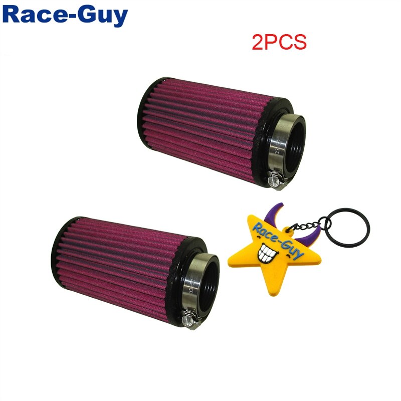 Filtros de cápsula de aire para Yamaha Banshee 350, 43mm, 76mm, todos los años, YFZ 350 ATV, 26mm, carburadores en Stock: 2 Pieces