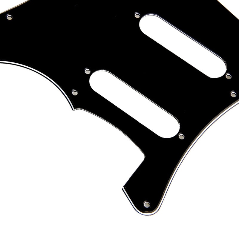 3- lags elektrisk guitar pickguard sort ridseplade til strat stratocaster