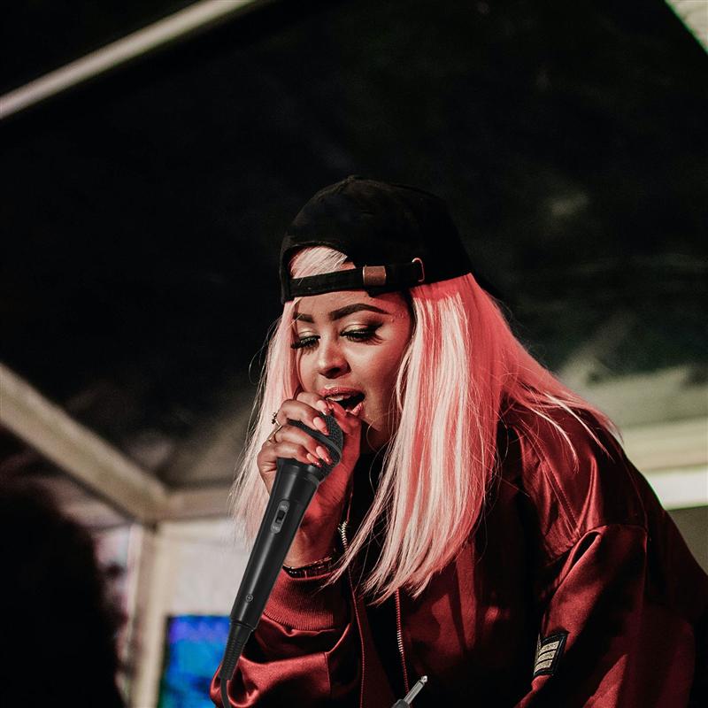 1PC Microphone Cardioid Durable Portable Wired Recording Mic Condenser Mic Vocal Microphone for Speaker Sound Card