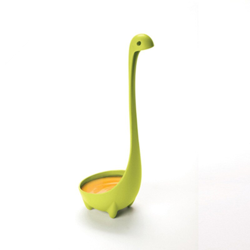 Cartoon Dinosaur Soup Spoon Loch Ness Monster Spoon Nylon Stirring Spoon Tableware Cookware Kitchen Cooking Tools: 1