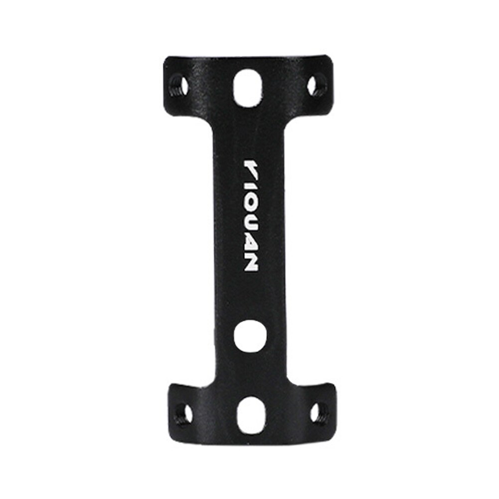 Mtb Dubbele Hoofd Fiets Bidonhouder Extension Rack Aluminium Mountainbike Frame Water Cup Kettle Holder Extender Frame: Black