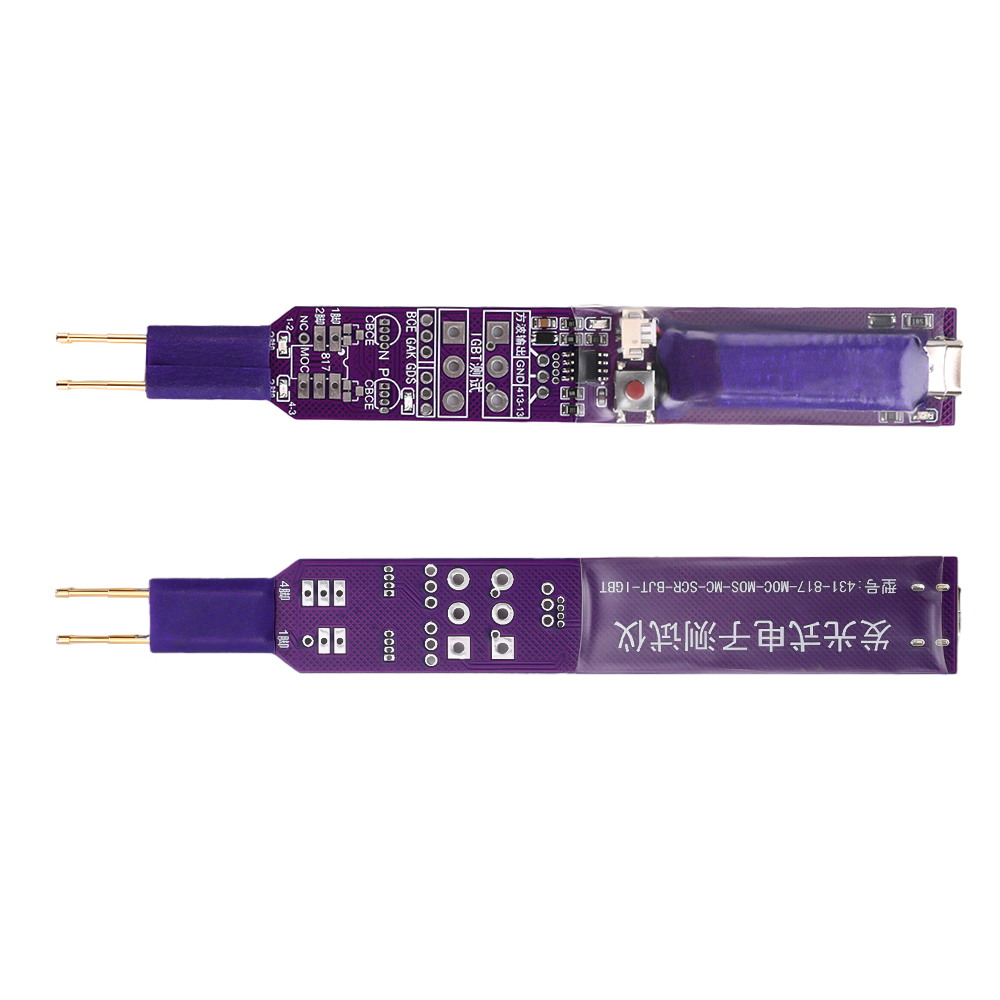 Optocoupler Tester Optocoupler Test Detection Tool Optocoupler Online Test Module Optocoupler Electronic Repair Tool DC5V Type-C: Brown