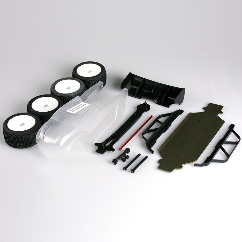 LC RACING L6213 BUGGY-TRUGGY CONERSION KIT(CLEAR BODY)
