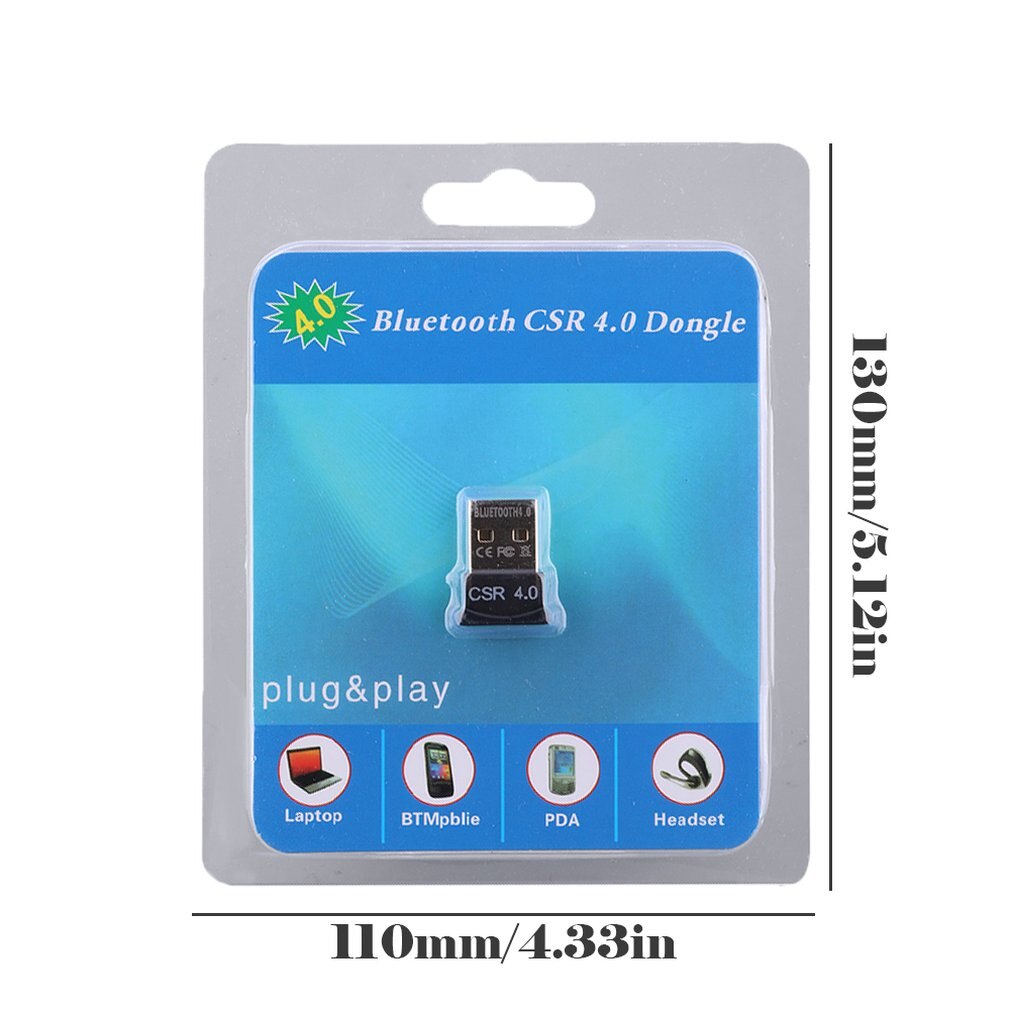 Mvo 4.0 Draadloze Bluetooth Adapter Usb Dongle Mini Audio Receiver Voor Pc Computer Speaker Audio/Ps4 Controller/Zender