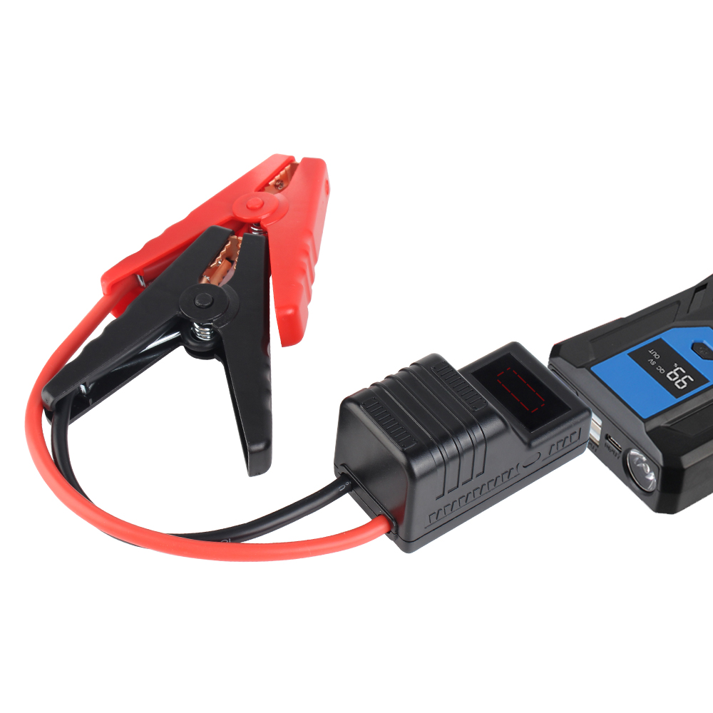 With EC5 Plug Connector Intelligent Clamp Booster 650A 12V Emergency Jumper Cable Clip Anti Reverse Connection