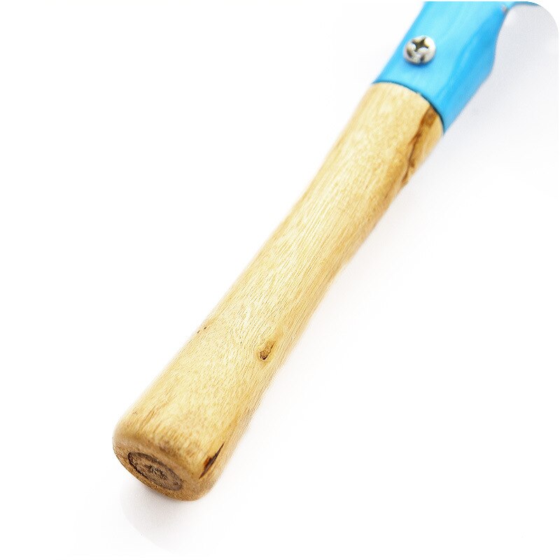 Mini pá de ferro colorida com punho de madeira, 20cm, separação do solo, pá multifuncional para jardim, ferramentas duráveis de jardinagem