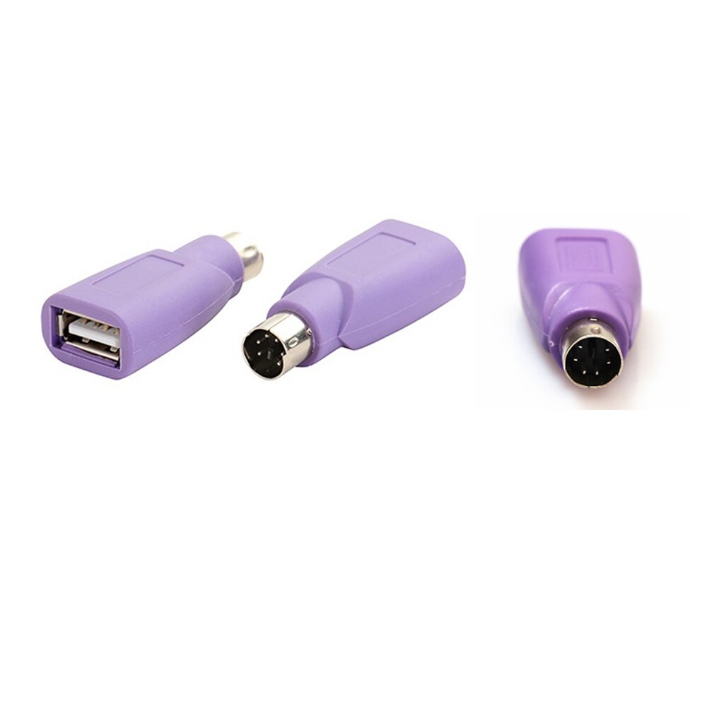 1Pcs Usb Female Naar Ps2 Ps / 2 Muis Toetsenbord Converter Male Adapter Computer Converter
