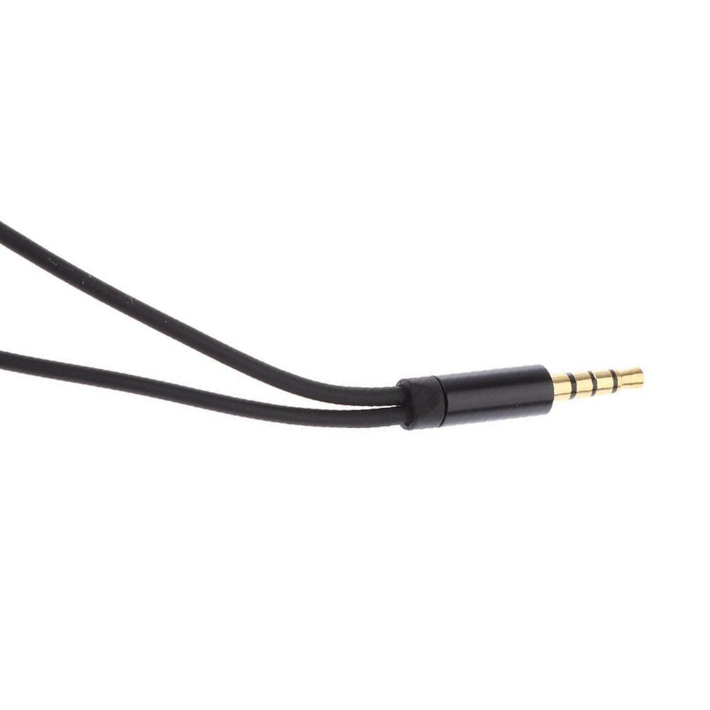 Portable 3.5mm Dual Head Tie Clip on Mic Lavalier Lapel Mini Microphone For PC Laptop Mobile Phone