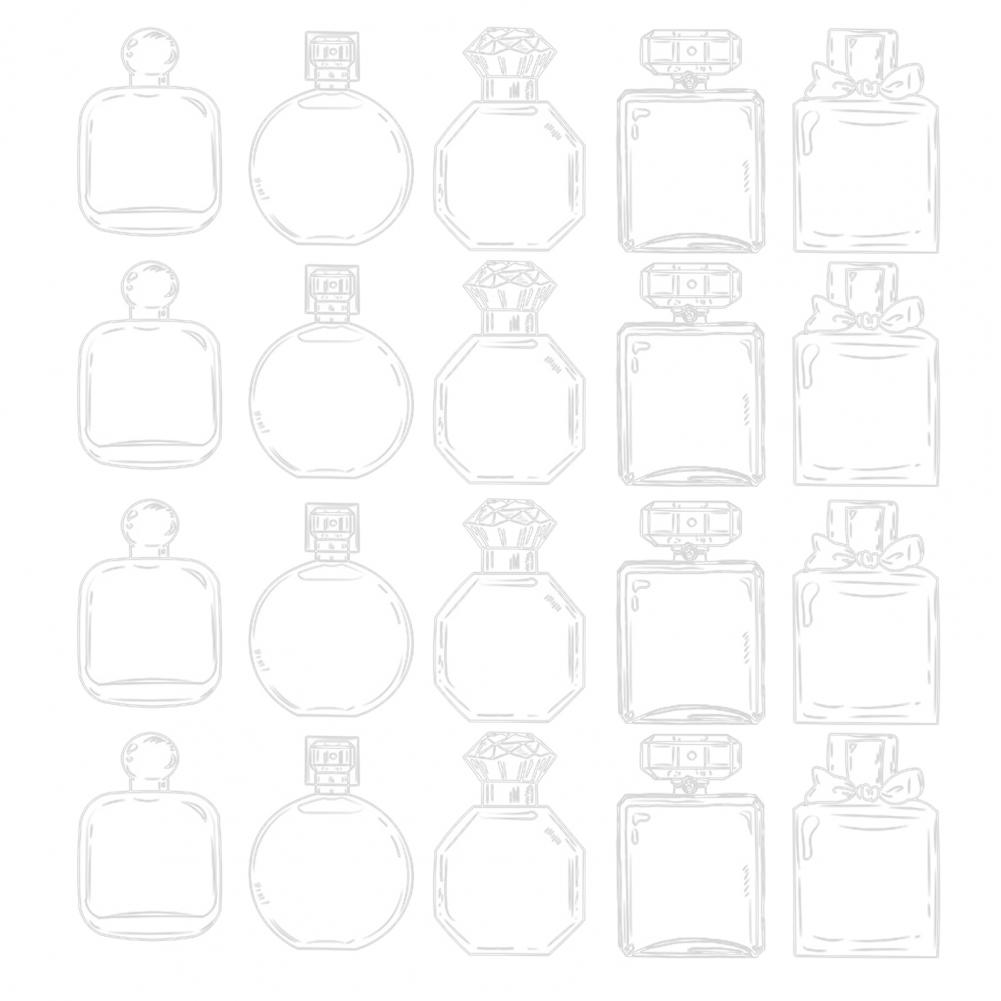 20Pcs DIY Transparent Dried Flower Bookmarks Floral Plant Clear Bookmarks Decorations Flownwing DIY Craft Bookmarks Bags Pouch: Blue