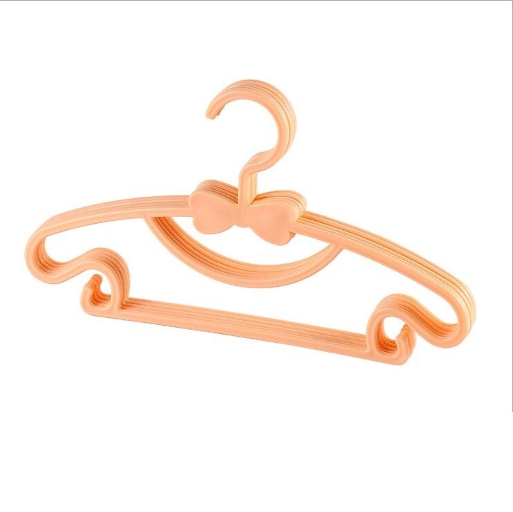 Durable Baby Clothes Hangers Telescopic Clothes Cute Cartoon Children's Hangers Kid Clothes Racks Baby Plastic Hanger: F
