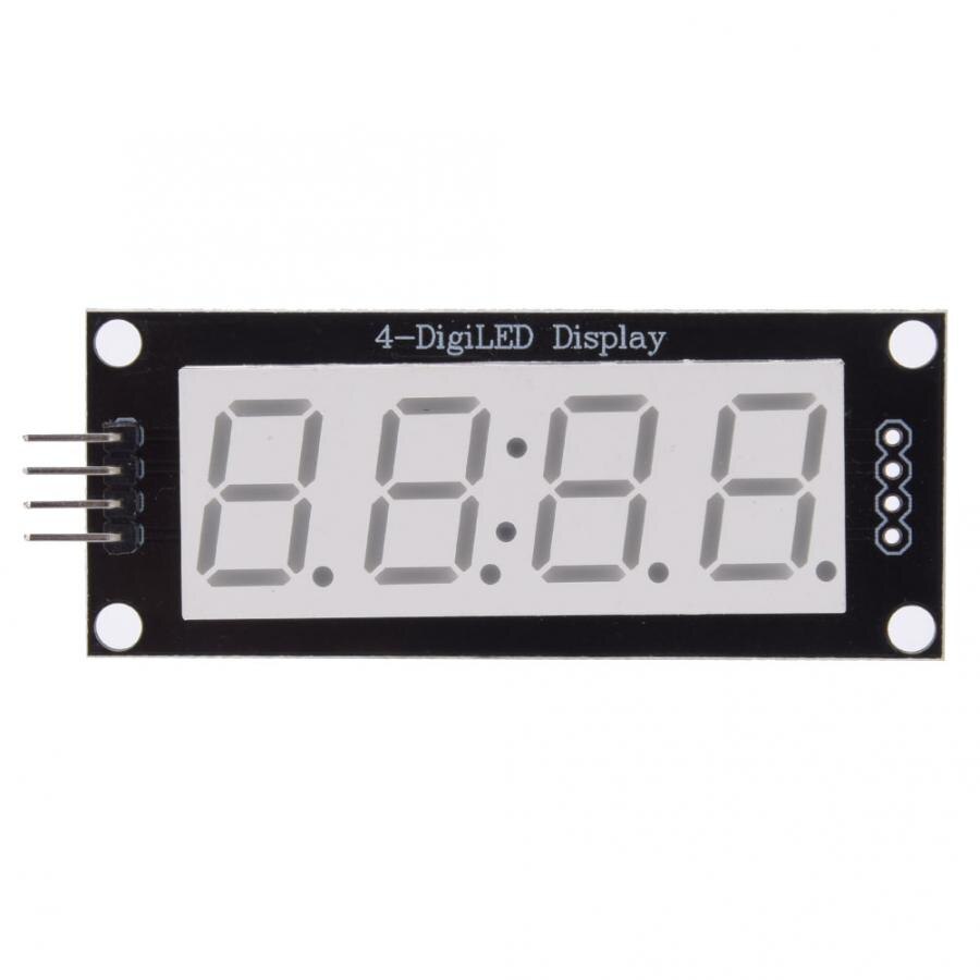 LED Display Tube Module 4-Digit 7-Segment Display Color Fits for Use Library TM1637.h