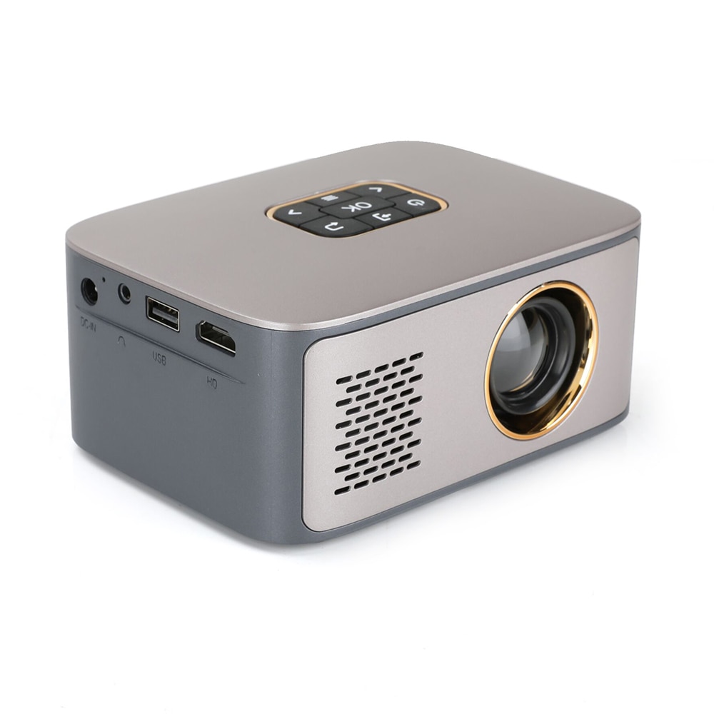 SD40 Lcd Projector HDR10 Led 1080P Home Theater 500 Lumens 1000:1 Contrast Ratio Met Hd Usb-poort Met Stereo luidsprekers