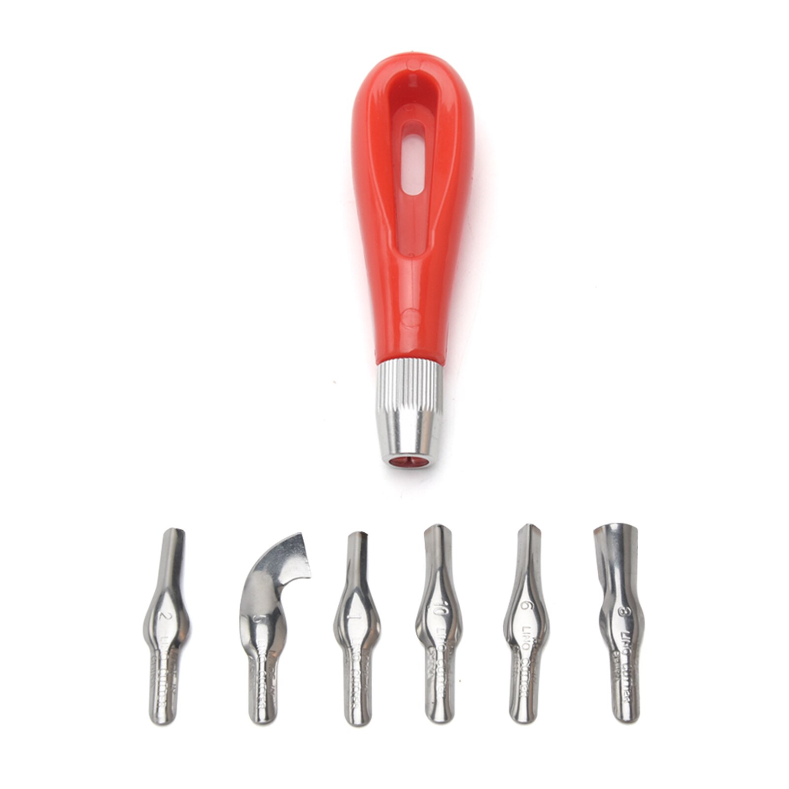 Linoleum Cutter Graveren Abs Diy Beginner Art Supplies Ergonomische Praktische Beroep Carving Tool Multifunctionele School