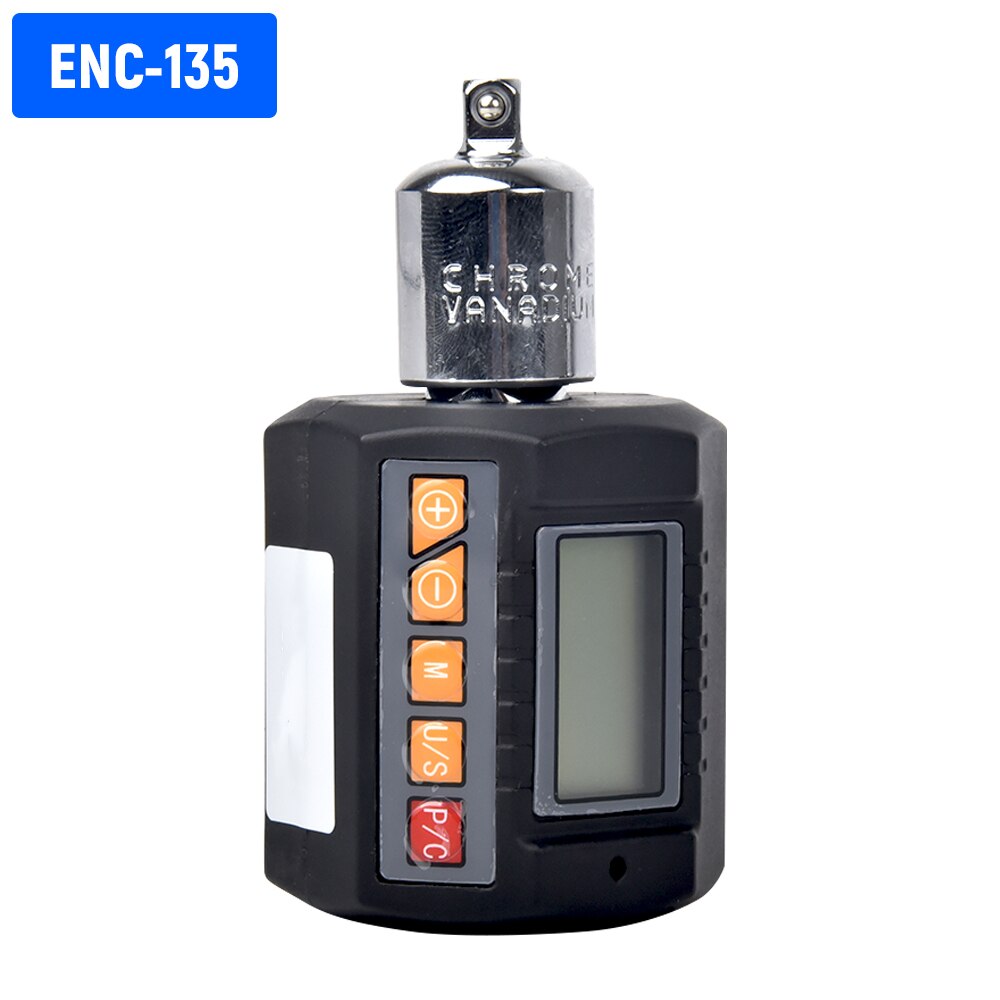 Bärbar elektronisk digital lcd-momentmätare med mätmoment i nm & kg-cm & ft-lb & in-lb momentnyckel: Enc -135