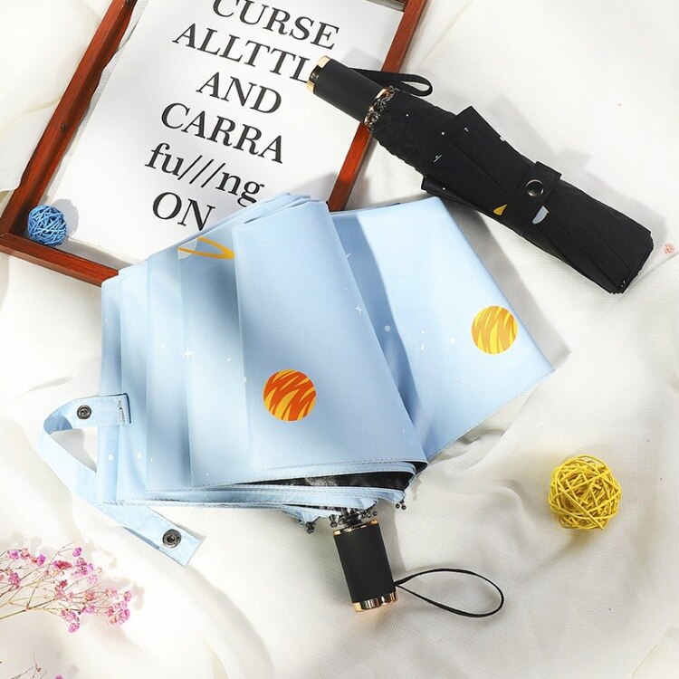 YADA-paraguas plegable de la serie Star Universe para mujer, sombrilla a prueba de lluvia, UV, YD237