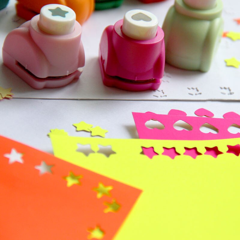 Mini Flower Paper Craft Punch Hole Puncher Scrapbook Punches Handmade Cutter Card DIY Tool