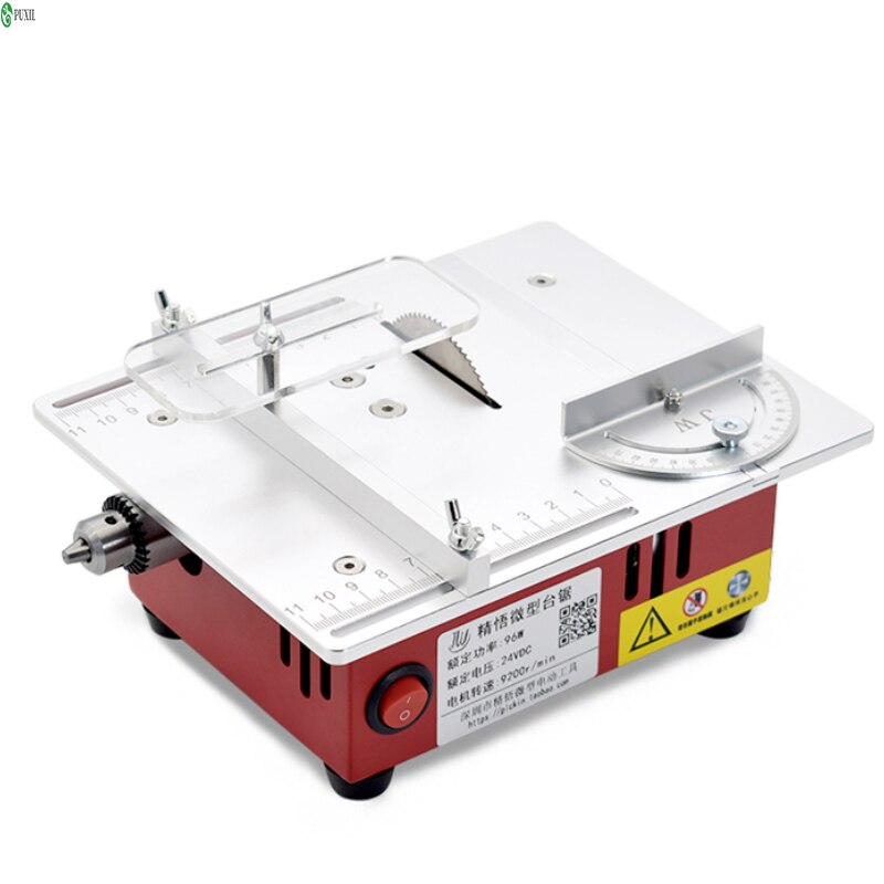 Mini multifunctional table saw PCB small desktop cutting machine diy model woodworking household mini electric saw