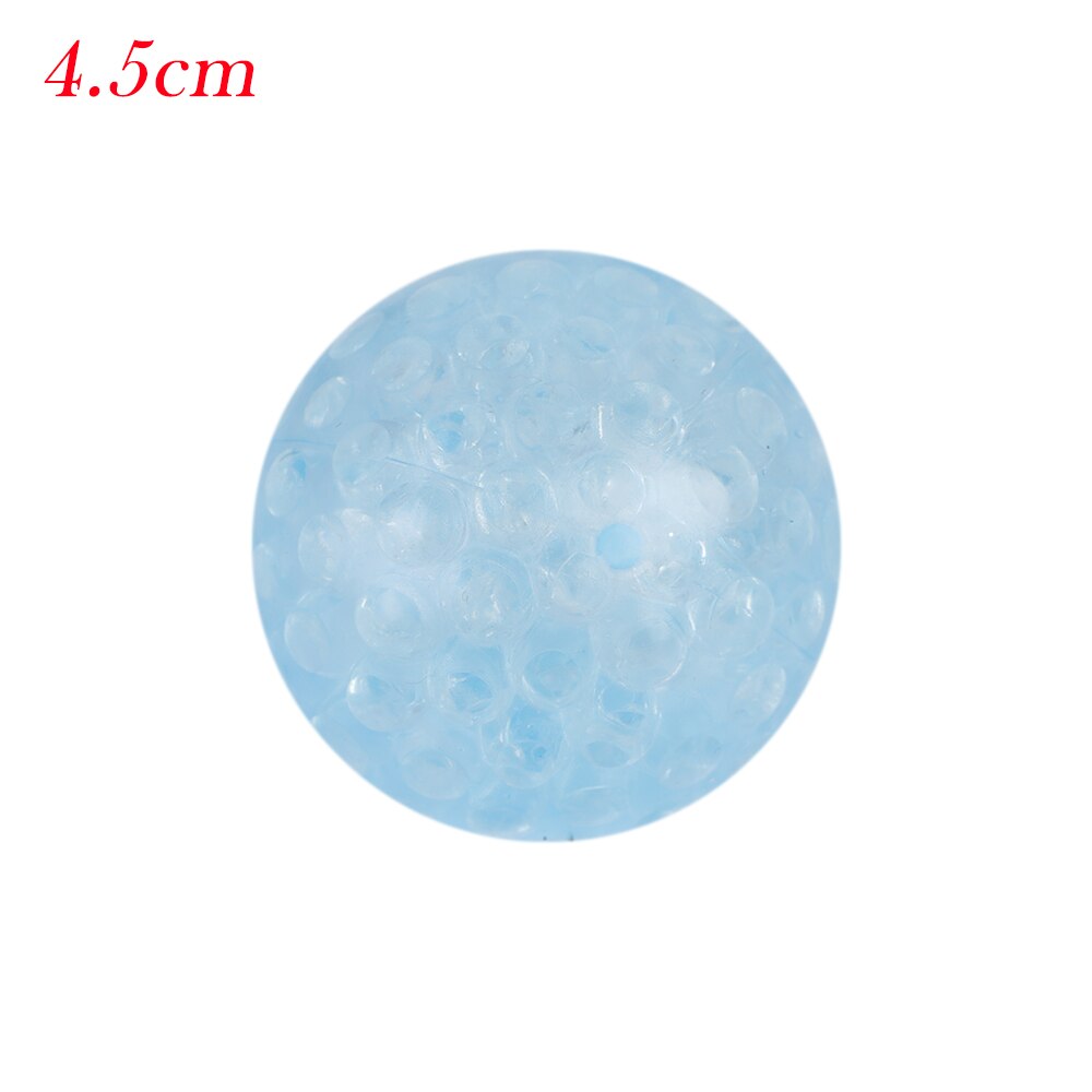 Anti-Stress Sticky Wall Balls Color Sensory Toy Party Office Pressure Ball Stress Reliever Throw Fidget Toy Kids Stick Ball: 4.5CM blue Luminous