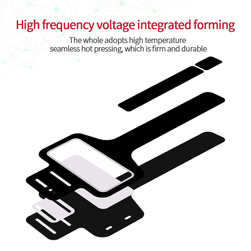 Universal Clear Mobile Phone Bag Arm Fixing Dry Pouch Waterproof PVC Cell Phone Bag Phone Case Bag For Under 6.5inch Phone