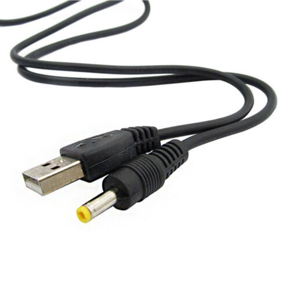 1 stuks 0,8 m kabel, geschikt voor 1000 2000 3000 USB-oplaadkabel USB naar DC 4,0 x 1,7 mm stekker 5 V 1A oplaadkabel