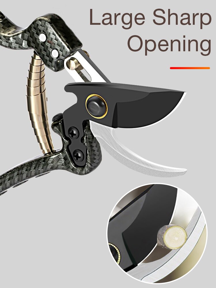 Gardening pruning fruit tree pruning shears for pruning fruit trees flowers branches scissors with a diameter of 35mm hand tool