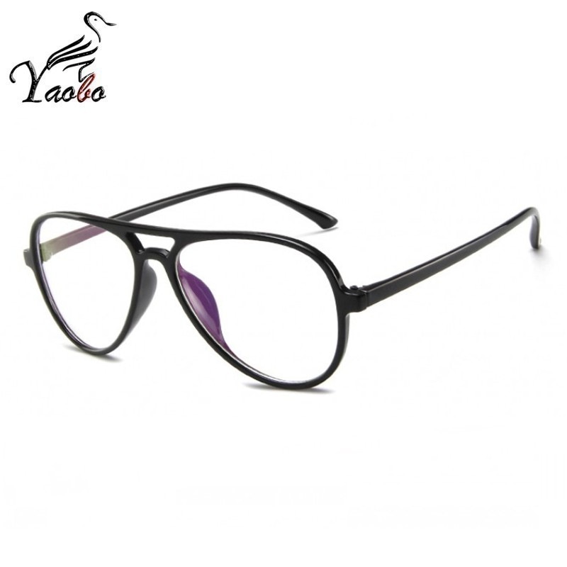 Top Transparent Aviation Glasses Frame Women Vintage Clear Frame Glasses Plastic Eyeglass Frames Female Eyewear