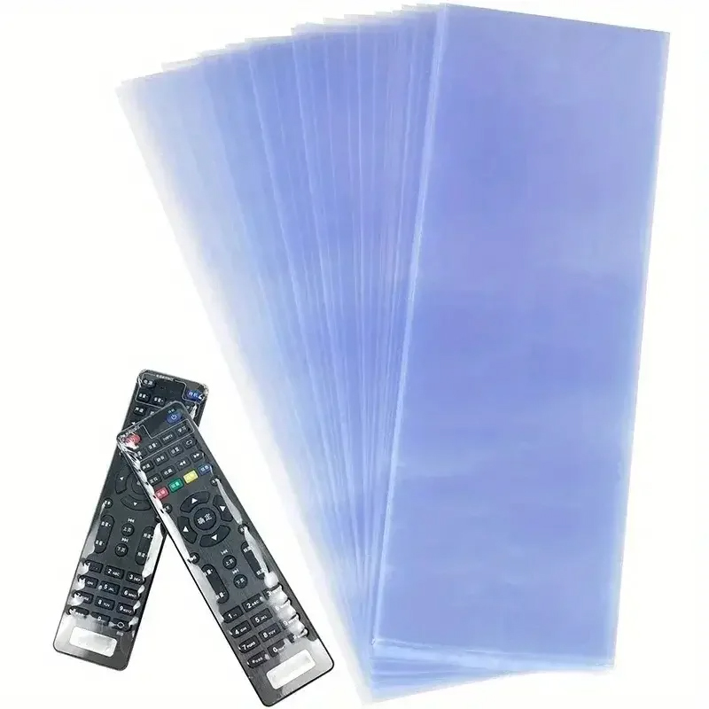5-20Stck Transparente Schrumpfen Film Tasche Anti-staub Schutzhülle Abdeckung Für TV Klimaanlage Fernbedienung Schrumpfen kunststoff Blätter