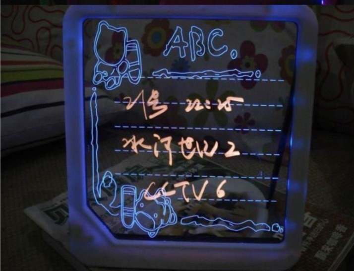 Led Display Fluorescentie Plaat Met Een Markeerstift Vrij Om Te Schrijven Led Message Board/Led Schrijfbord