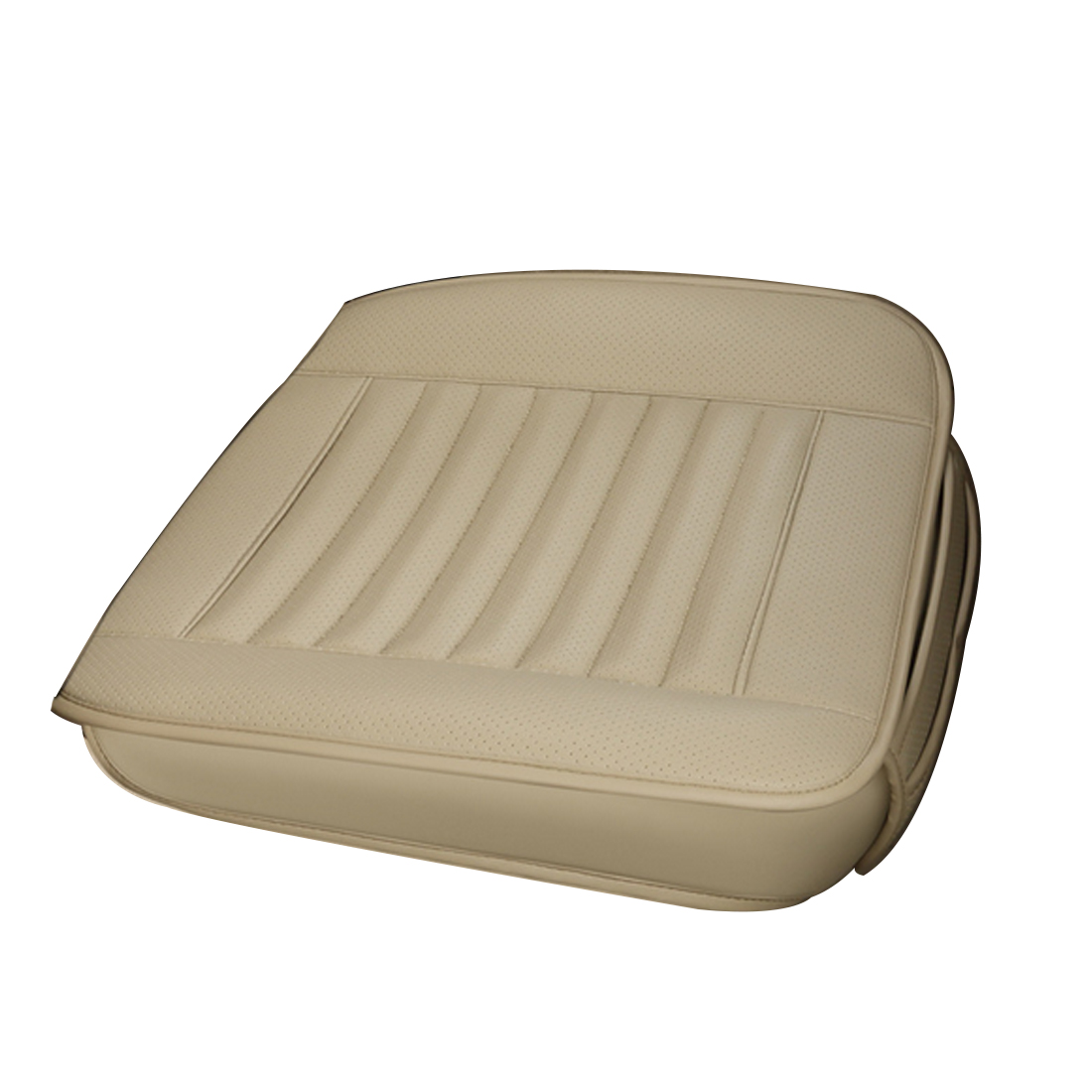 Dewtreetali bilstolsdynor enkelsätesfodral kudde halkskyddad bilstolsfodral fyra säsonger interiörtillbehör till vw lada: Beige