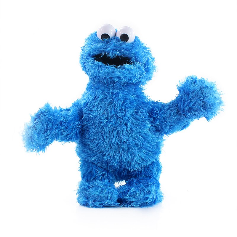 27-40cm Sesame Street Elmo Cookiemonster Oscar Grover Zoe Ernie Big Bird MR SUNFFLEUPAGUS Stuffed Plush Toy Doll Children: 30cm Cookie