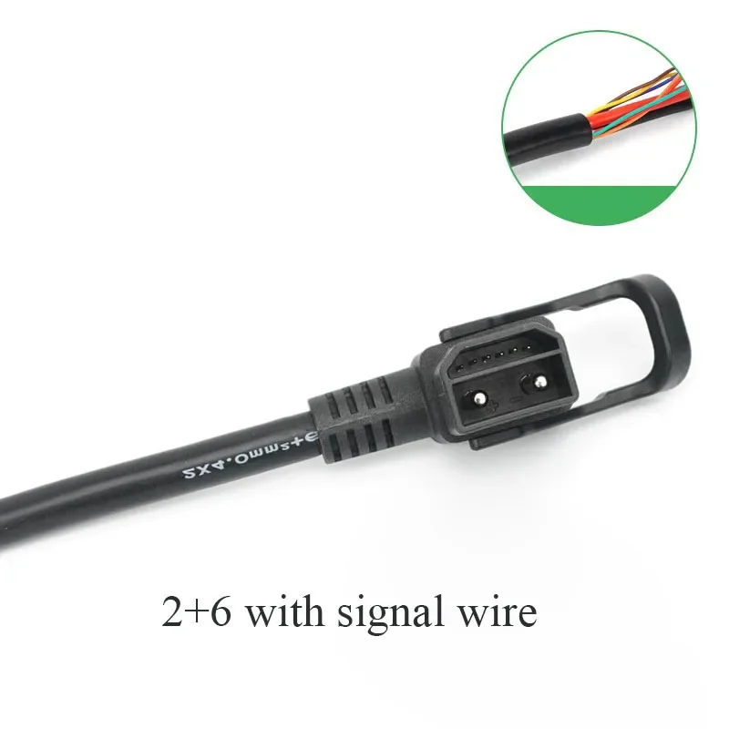 2 + 4/2 + 6 Lithium-Batterie Ladung Steckdose Elektrische Fahrzeug Hohe Strom Entladen Hafen Adapter Stift Ladung Stecker: Beige