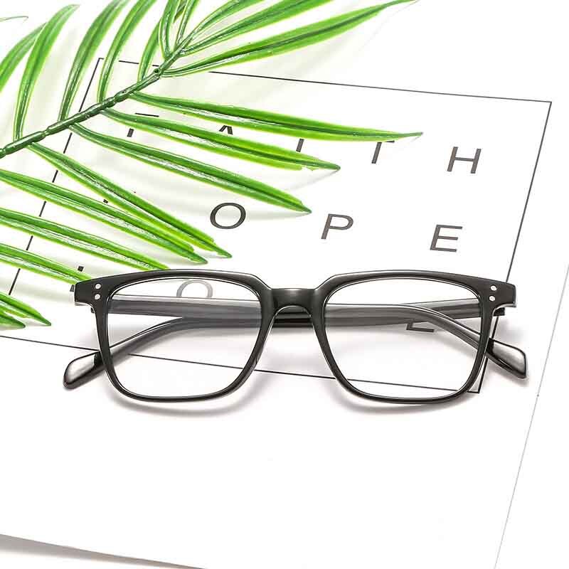 Classic Square Optics Glasses Frame Men Women PC Solid Color Ultralight Spectacles Frames Simple Prescription Eyeglasses
