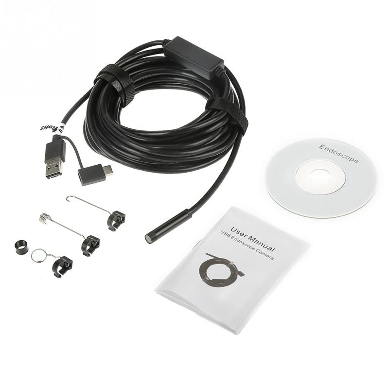 3 in 1 6-Led USB Endoscoop Waterdichte Borescope Inspectie Camera 1.5 M voor Android