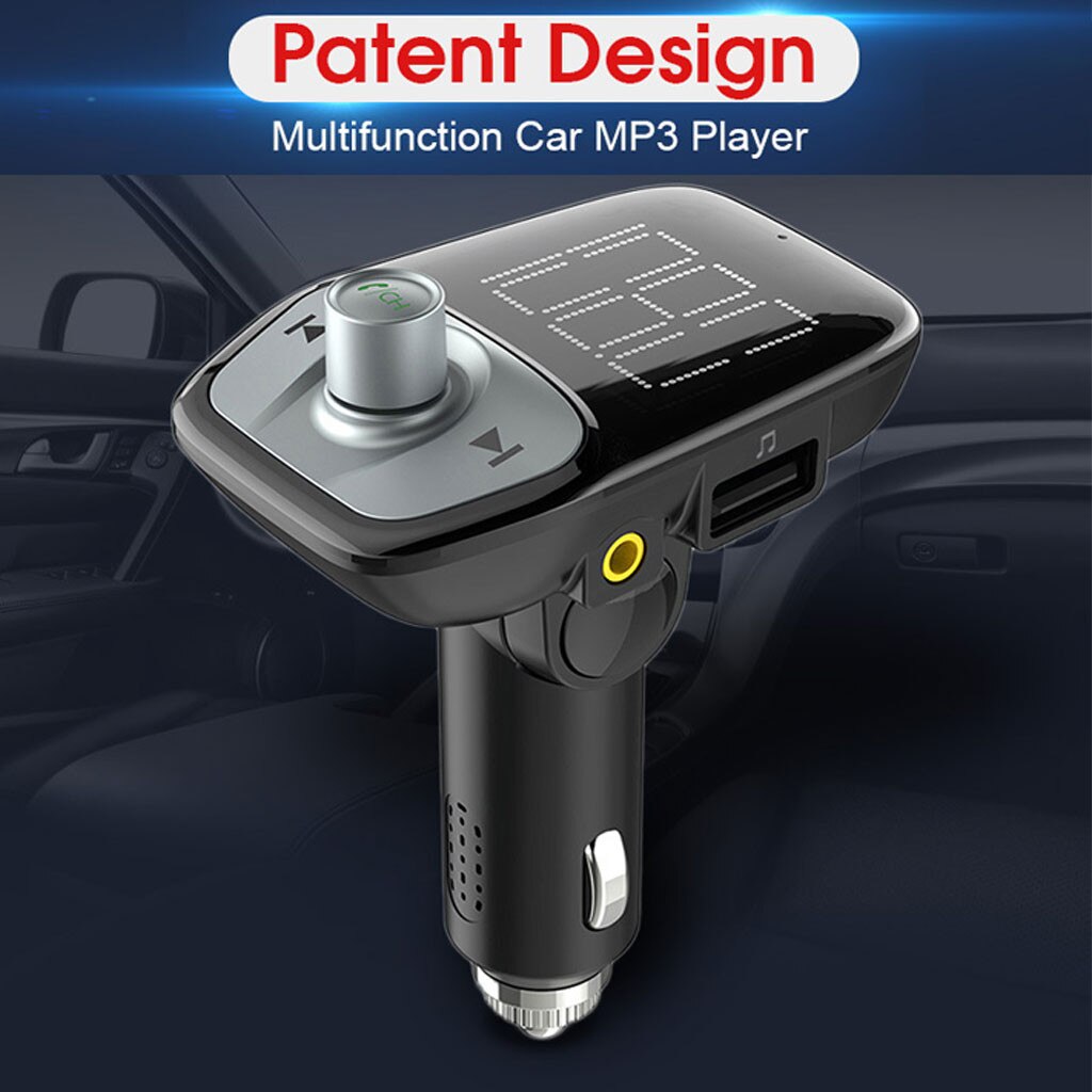 Auto Mp3 Speler Handsfree Car Kit Bt Fm-zender Kit MP3 Speler Autolader Dual Usb Fm Модулятор Фм Модулятор автомагнитола