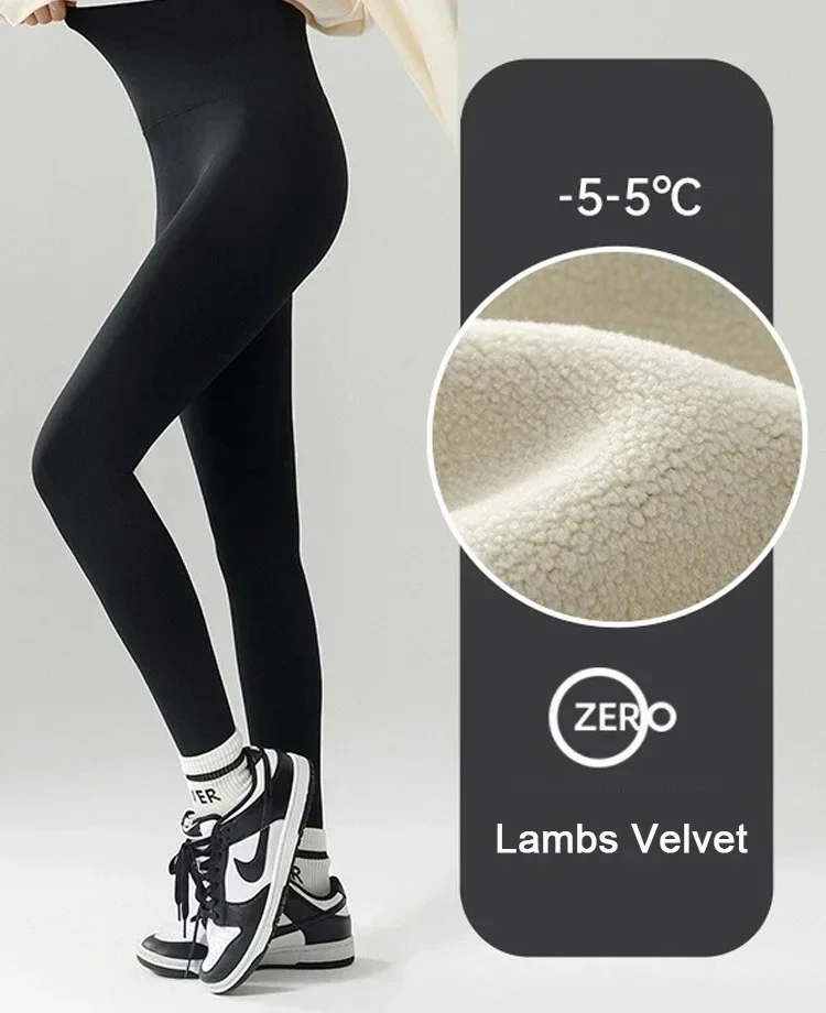 Autumn Winter High Waist Shark Leggings Women's Seamless Fleece Warm Leggings Slim Thin Casual Sports Fitness Leggings: M / GRAY