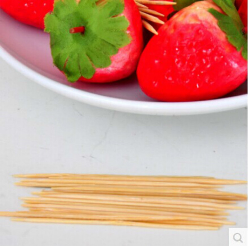 100PCs/ Bag Disposable bamboo toothpicks natural bamboo toothpick care for restaurant hotel home products