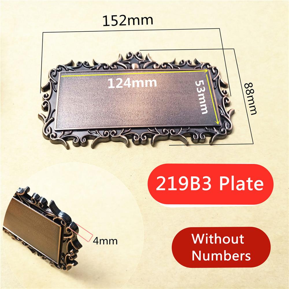 ABS Plastic Imitation Metal Bronze Door Frame House Number Custom Sign Door Number Sticker For Hotel Apartment Villa Door Plate: Bronze