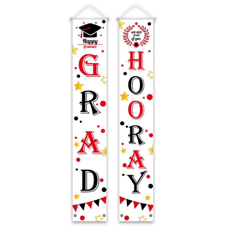 temporada de graduación decoración de la cortina de la de graduación de cortina Banner Decoración