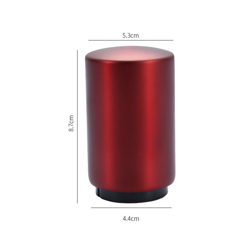 Automatic Beer Bottle Opener Magnetic Stainless Steel Push Down Bottle Popper Wine Beer Soda Cap Opener Kitchen Accessories: Red