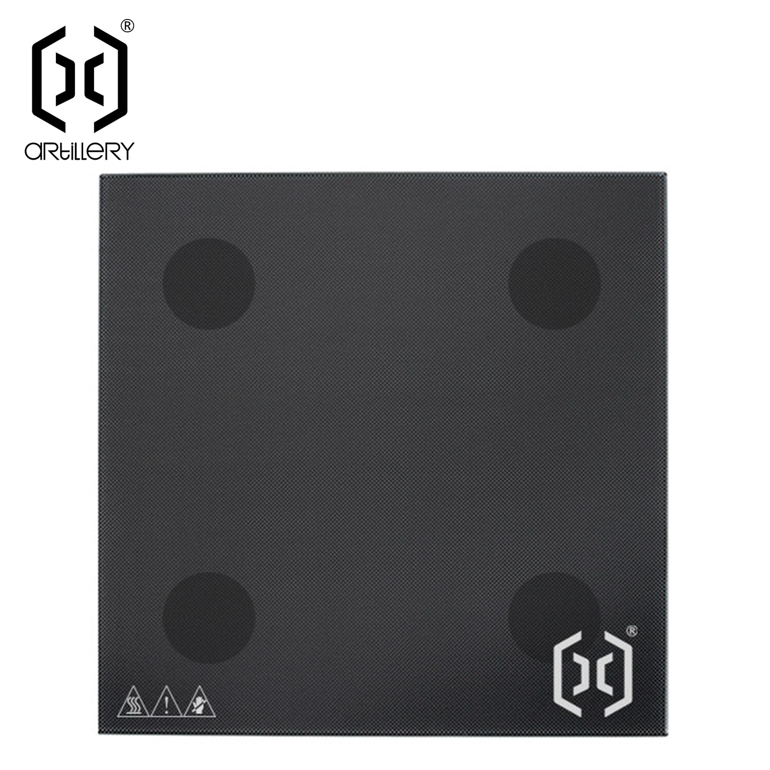 Artillerie 3D Printer Glas Bed Platform Carbon Silicon Crystal Glas Print Bed Bouwen Oppervlak Voor Sidewinder X1/Genius 3D printer