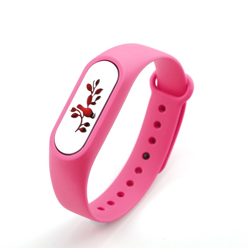 Ubelieve Bambini In Acciaio Inox Regolabile Olio Essenziale Del Braccialetto Dei Bambini del Silicone Degli Uomini Donne Diffusore Locket Braccialetti di Silicone: Rose Red 010