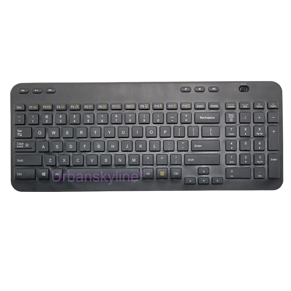 Keyboard Cover for Logitech K360 K365 MK360 MK365 for Logi Wireless Protective Protector Skin Clear Silicone TPU Case Funda
