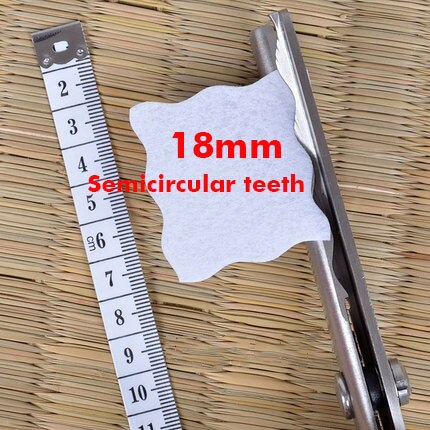 Sewing Cut 23.5cm Zig Zag Dressmaking Tailor Leather Handicraft Fabric Shear Pinking Scissor Textile DENIM DIY Upholstery Tool s: 18mm Semicircular
