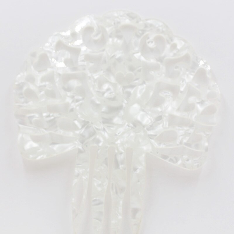 Haar kam azijnzuur plaat een verscheidenheid van kleur modieuze vrouwelijke partij hoofdtooi decoratie: 7