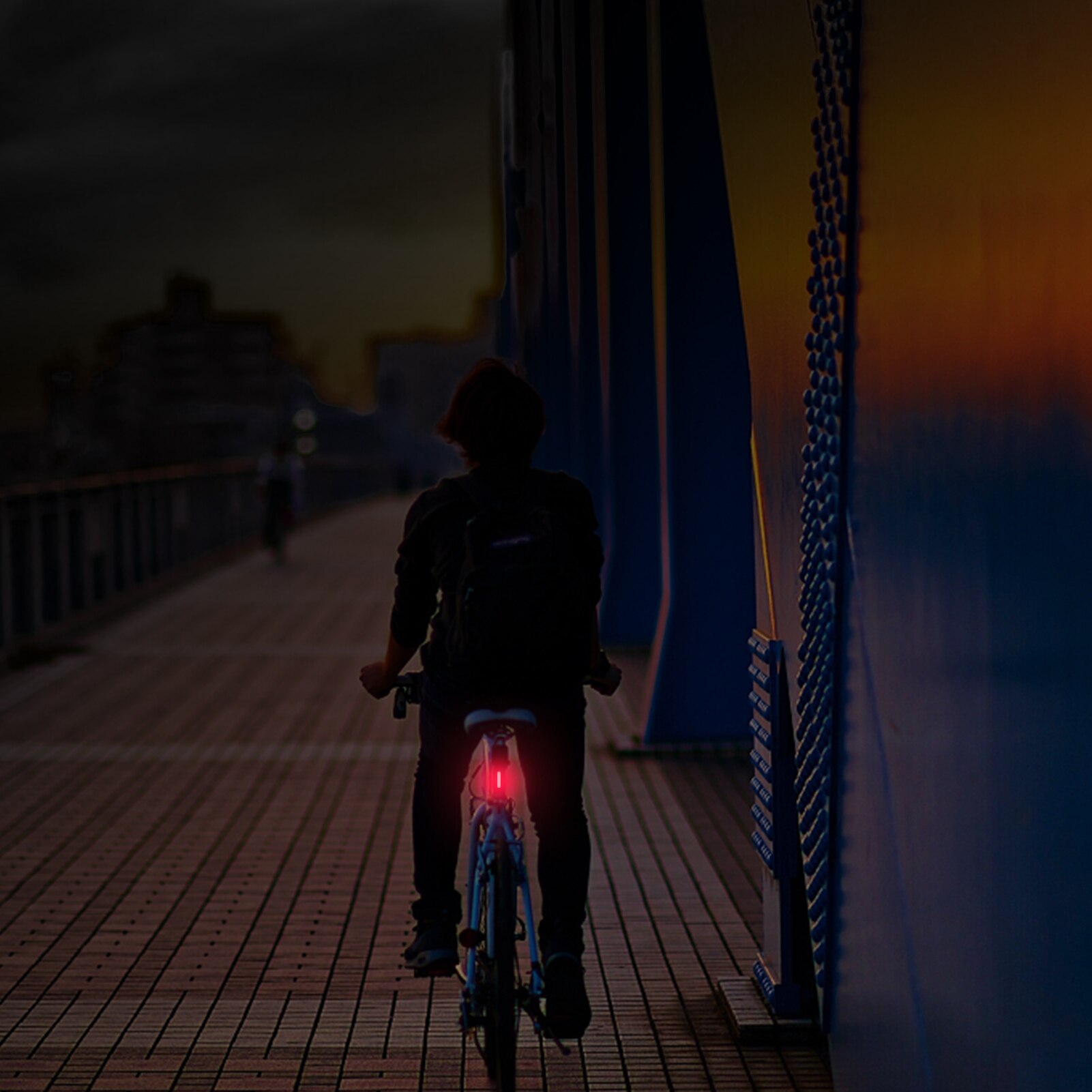 Fietszadelpen slimme fietszadelpen met remlicht oplaadbare fietszadelpen ingebouwd remlicht voor veilig rijden