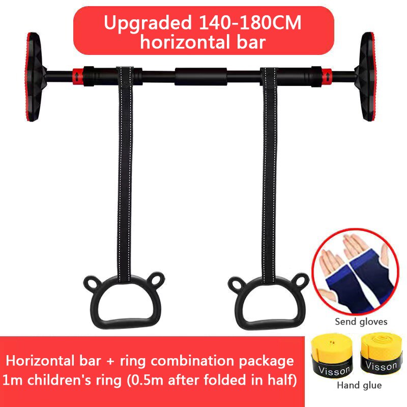 Barra Horizontal antideslizante para colgar en la puerta, equipo de Fitness para pared interior, elevador deportivo para niños y adultos, XB: violet